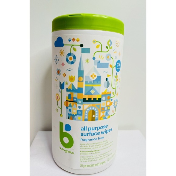 Babyganics All Purpose Surface‎ Wipes - Picture 3 of 8
